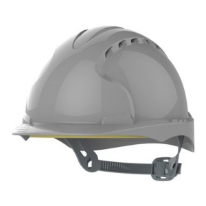 CAPACETE POLIETILENO CINZA C/ VENTILAÇÃO EVO3